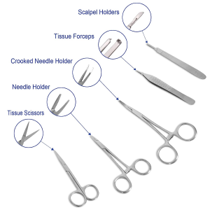 Medical training multifunctional suture training kit