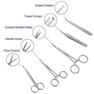 Medyske training multyfunksjonele suture training kit