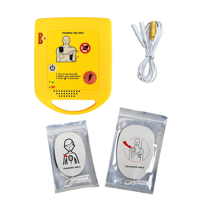 Mini instrutor de treinamento AED para iniciantes