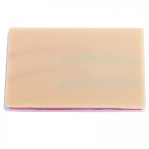 Simulated human skin venipuncture silicone pad