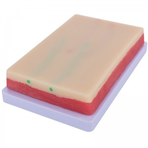 Simulated human skin venipuncture silicone pad