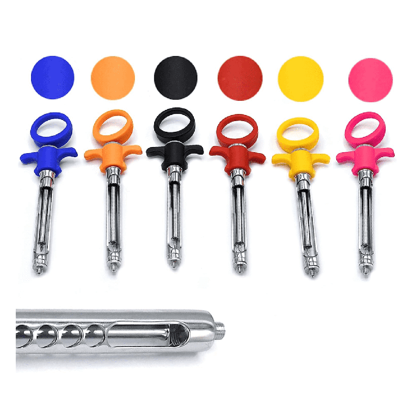 thumbnail image 2 of Dental Syringe 1.8ml Self-Aspirating Cartridge – Silver & RED, Stainless Steel By ODONTOMED 2 of 5