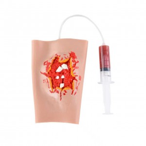 First Aid Tools Emergency Practice Trauma Model Medical Science Wearable Blast Wound Sleeve Rupture Wound Model