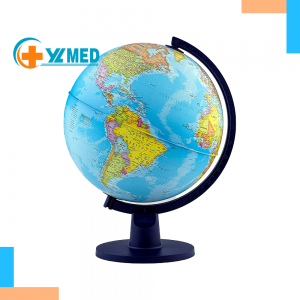 32cm Geography Teaching Equipment Factory Price World Earth Map Rotatable Tellurion with PP Support and Pedestal Globe