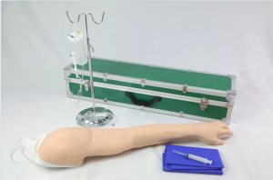 Intravenoza infūzija Intravenoza griezuma un intramuskulāras injekcijas rokas modelis Garās rokas pilns pieaugušo rokas apmācības modelis