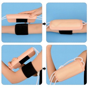 Advanced forearm venous puncture model with can wearable style for human nursing and injection practice
